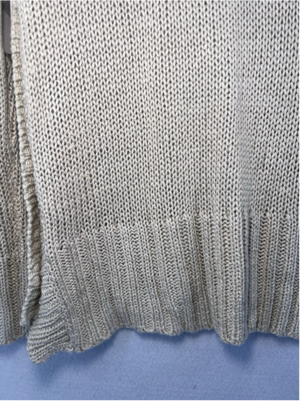 RetRod Knit Pullover Sweater Beige Button Accent Crew Neck Long Sleeve Small NWT - Picture 10 of 16